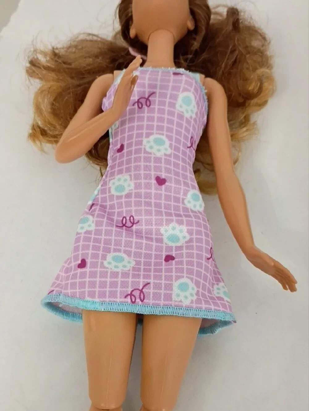 Vintage Clothing Fashion Doll Playset with Pink & Green Outfits